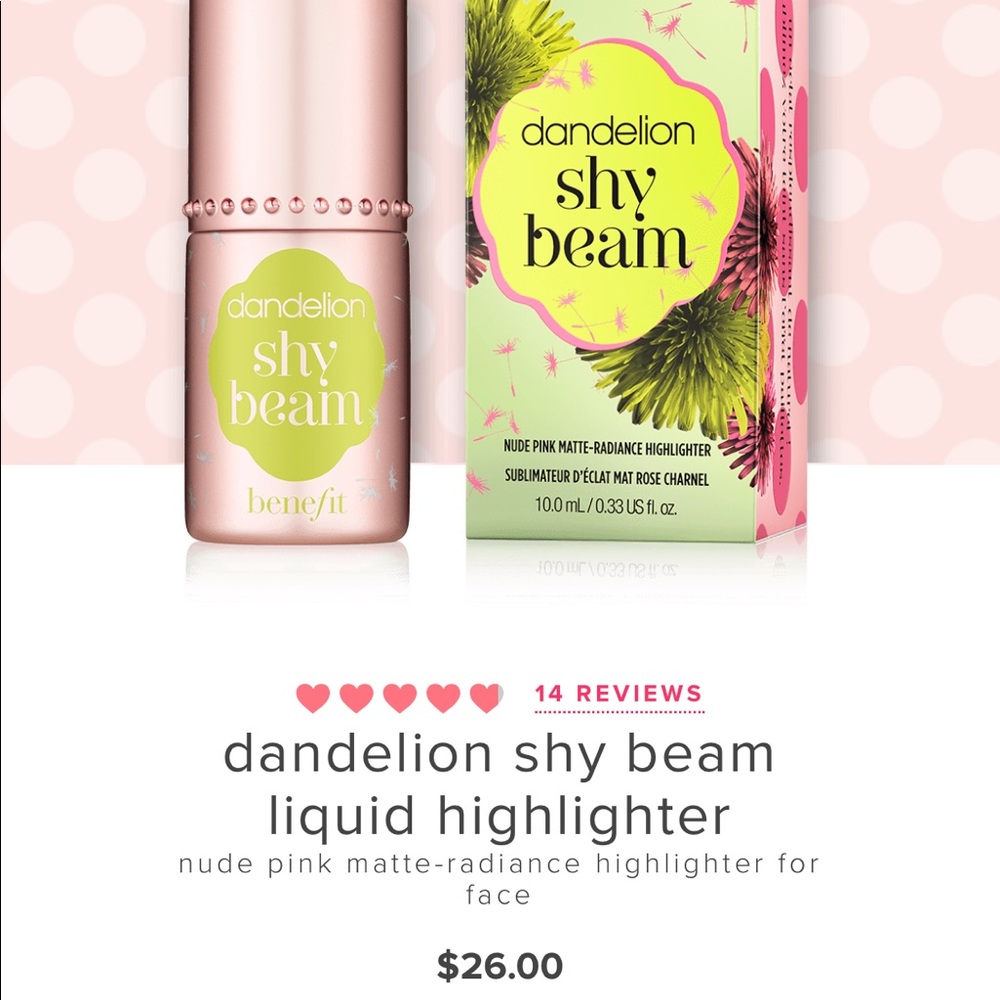 BENEFIT SHY BEAM HIGHLIGHTER NIB